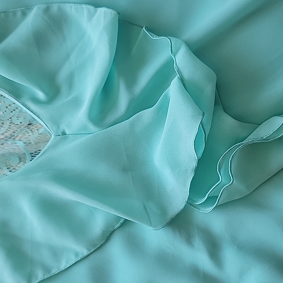 BCX Ruffle front Sleeveless Blouse - Picture 2 of 9